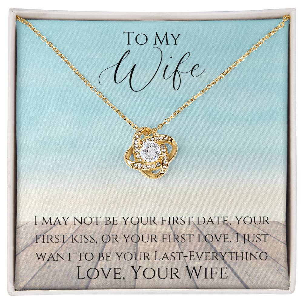 Wife to Wife Love Knot Necklace