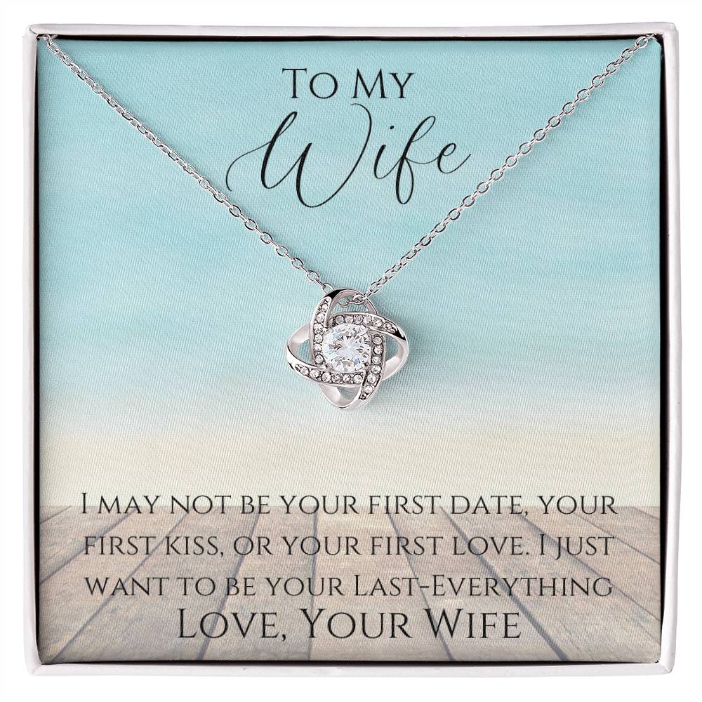 Wife to Wife Love Knot Necklace