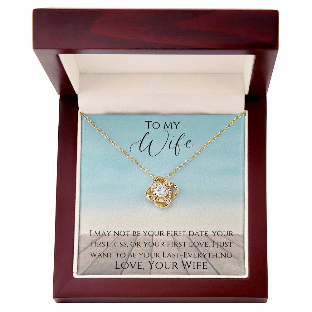 Wife to Wife Love Knot Necklace