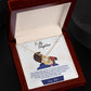 To My Daughter, You'll Always Be My Baby Girl -Love Knot Necklace