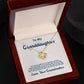 To My Granddaughter, I Love You For The Rest Of My Life -Love Knot Necklace