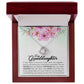 To My Granddaughter, Always Keep Me In Your Heart -Love Knot Necklace
