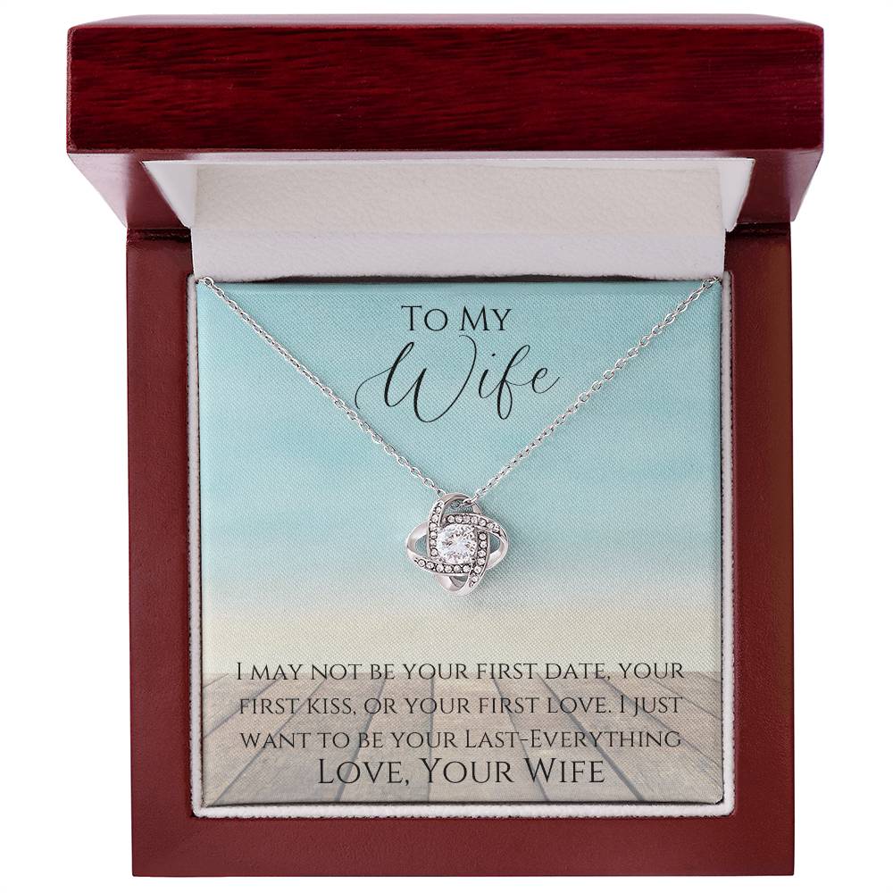 Wife to Wife Love Knot Necklace